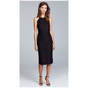 NWOT Yumi Kim Save the Date Black Lace Midi Dress S
